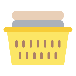 Animation of laundry basket