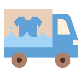 Animation of delivery service